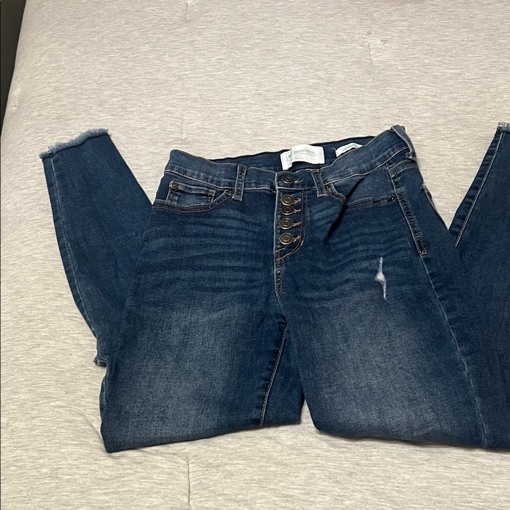 Celebrity Pink Dark Blue Ankle Jeans